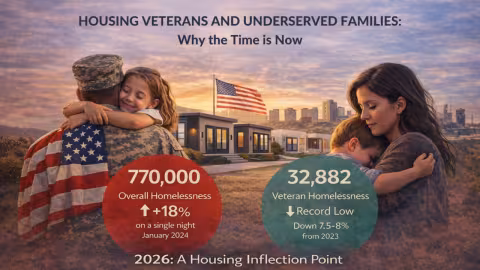 Housing Veterans and Underserved Families: Why the Time Is Now By Kevin Edmundson