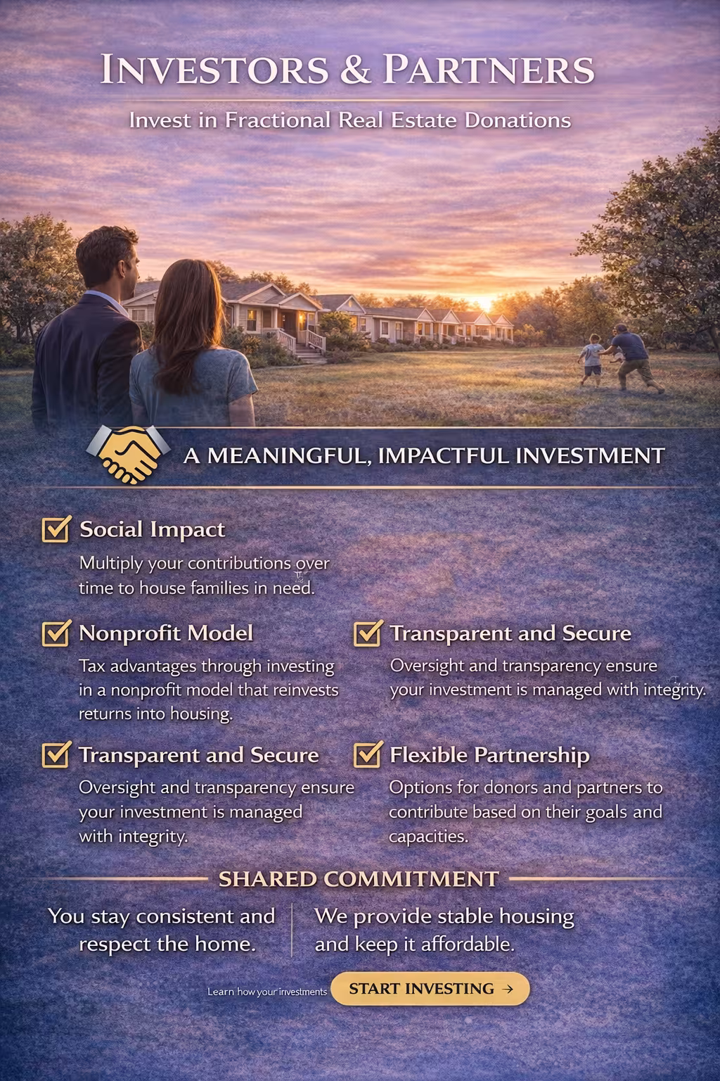 FOR INVESTORS AND PARTNERS